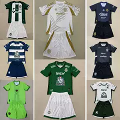 Cold Mexican League Jersey Adult and Children's Football Uniform Short-Sleeved Suit Men's Home and Away Sports Game Training Uniform
