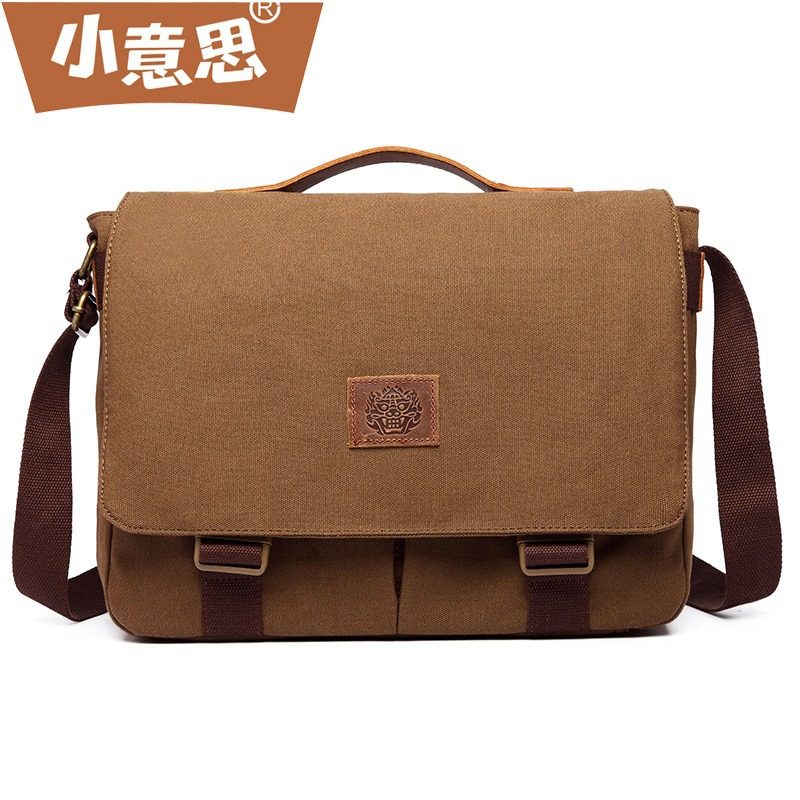 Men's Canvas Bag, Shoulder Bag, Crossbody Bag, Dual-Use Men's Bag, Retro Messenger Bag, Casual Simple Sports Style Casual Bag