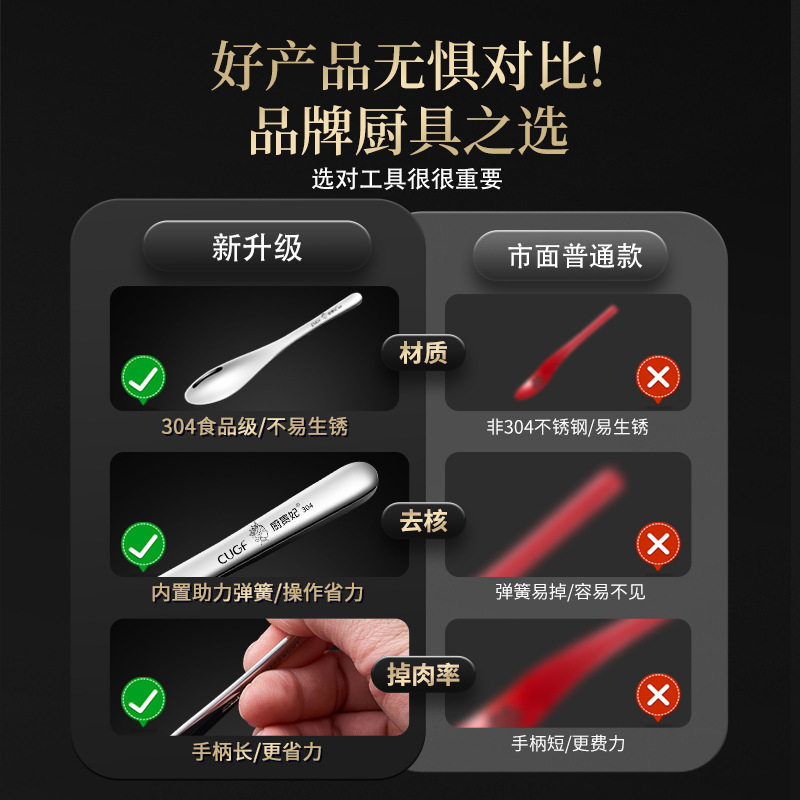 Making dumplings digging stuffing spoon picking stuffing spoon wrapping wonton artifact stuffing mixing meat spoon wrapping dumplings special tools