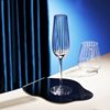 Modern Simple Light Luxury Transparent Vertical Pattern Glass Red Wine Glass Home Creative Big Belly Glass Wine Champagne Goblet