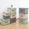 Fabric Non-Woven Storage Box Foldable Large Capacity Home Clothes Storage Box Wardrobe Organizer Box Wholesale