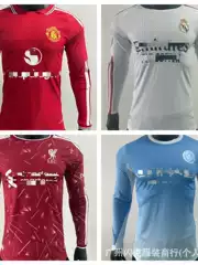 26-27 New Club Player Edition Long Sleeve Manchester L Real Madrid A Sennabai R L Wupu Football Shirt