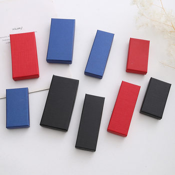 Simple Multi-specification Jewelry Earrings Ornaments Storage Box Tiandi Gelaini Pattern Necklace Jewelry Packaging Box