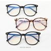 New Fashionable Large-Frame Anti-Blue Light Glasses for Students Korean Version Internet Celebrity Square Frame Plain Mirror Face-Shaping Glasses Frame
