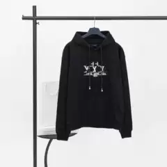 2025 Cross-Border High Version Lujia New Logo Casual Trendy Brand Ceiling Long-Sleeved Hoodie Sweatshirt Export