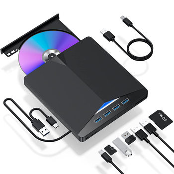 7-in -1 multi-function burner Type C USB3.0 external mobile optical drive CD/DVD RW external computer