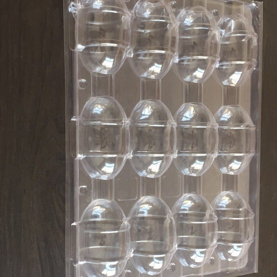 Plastic Goose Egg Tray, Transparent, 12 Large Goose Egg Trays, Disposable Walnut Tray Packaging, Double Yolk Duck Egg Box
