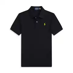 Men's Short-Sleeve European Size Ralph Lauren Embroidered T-Shirt Polo Shirt with Turn-Down Collar and Small Horse Logo Polo Shirt Ralph Lauren