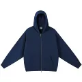 Zipper jacket-navy blue