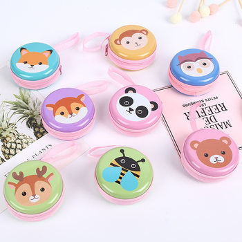 New New Year Tinplate Coin Purse Tiger Year Coin Headphone Bag Tiger Activity Gift Coin Purse Wholesale