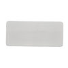 Western-Style Tableware Flat Tray Creative Rectangular Sushi Plate Cake Plate Baking Plate Pure White Ceramic Plate