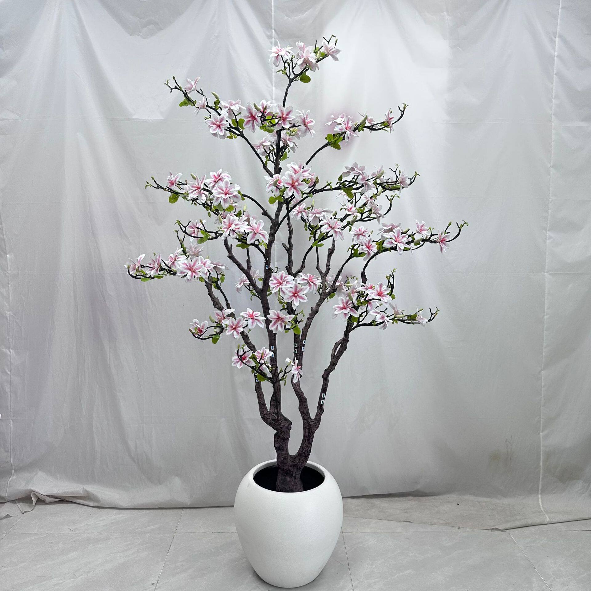 仿真西湖玉兰花假花软装家居饰品客厅餐桌室内摆设绢花插花装饰品