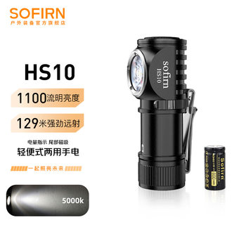 sofirn HS10 Sophieen Headlight Mini Portable Handheld Head-mounted Dual-use Small Flashlight Outdoor Photo