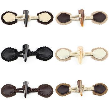 Manufacturer's Ready-Made Sunflower Leather Buckle Rope Cotton Button Outwear Windbreaker Woolen Outwear Sweater Button Large Quantity and Excellent Price