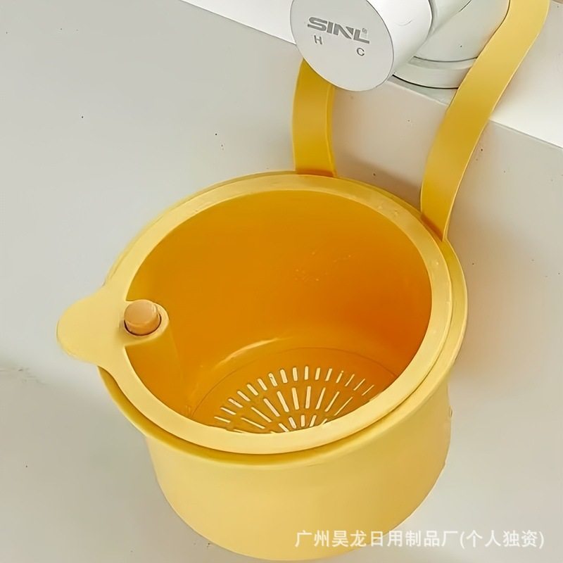 Hanging Sink Drain Basket Daily Fruit Cleaning Utensils Household Removable Kitchen Food Residue Filter