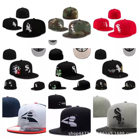 Cross-Border New Hat Embroidered Men's and Women's Chicago Letter Baseball Cap Outdoor American White Socks Hip-Hop Hard Casual Hat