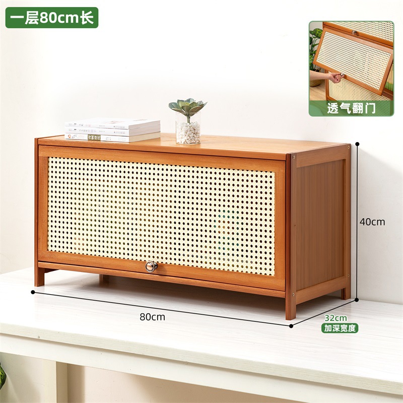 书架书柜置物架带柜门储物柜一体格子柜展示柜落地多层客厅置物柜