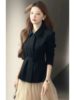 High-End Exquisite Elegant Small Fragrance Waist Jacket Gauze Skirt Women's 2025 Autumn and Winter New Style Royal Sister Fashion Two-Piece Set