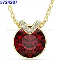 Bella red diamond necklace