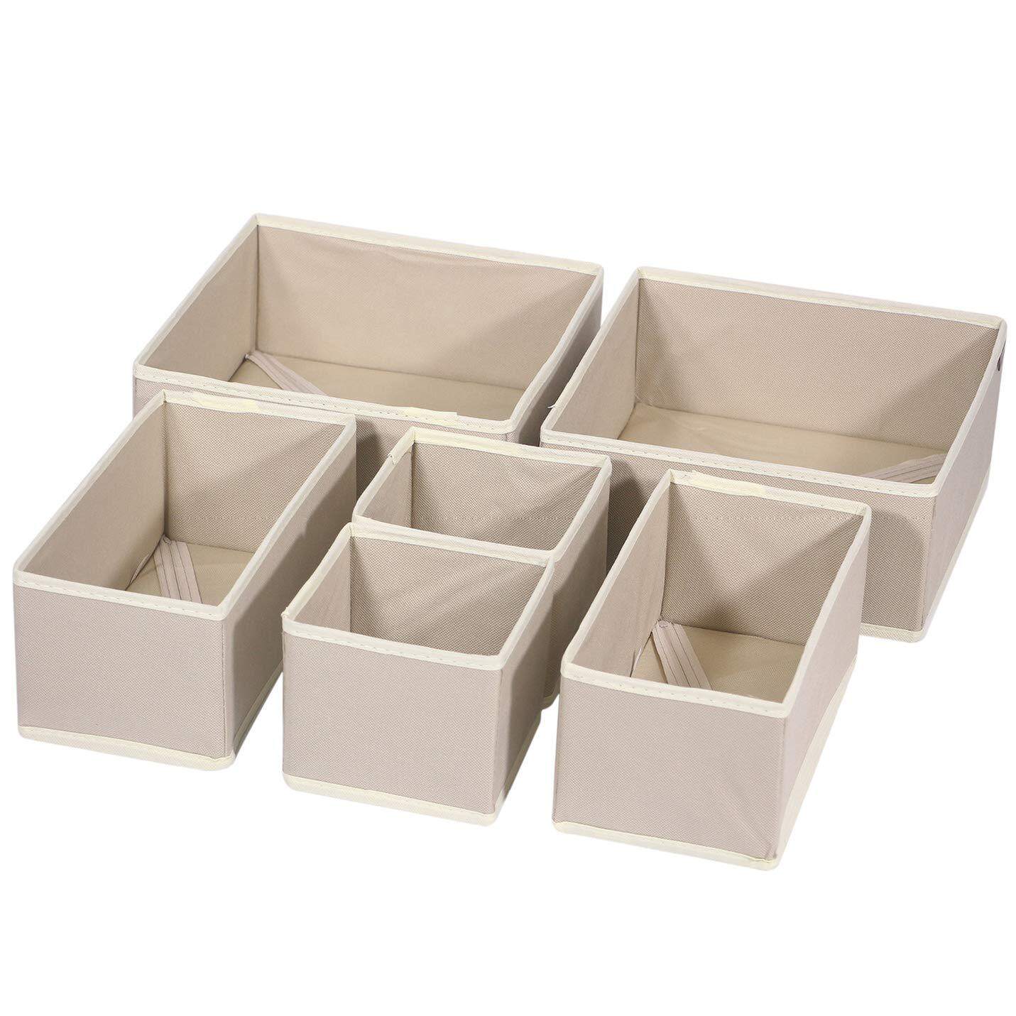 Washable Non-Woven Intimates Storage Box for Daily Use at Home, Foldableable Storage Box, Wardrobe Drawer Storage Box