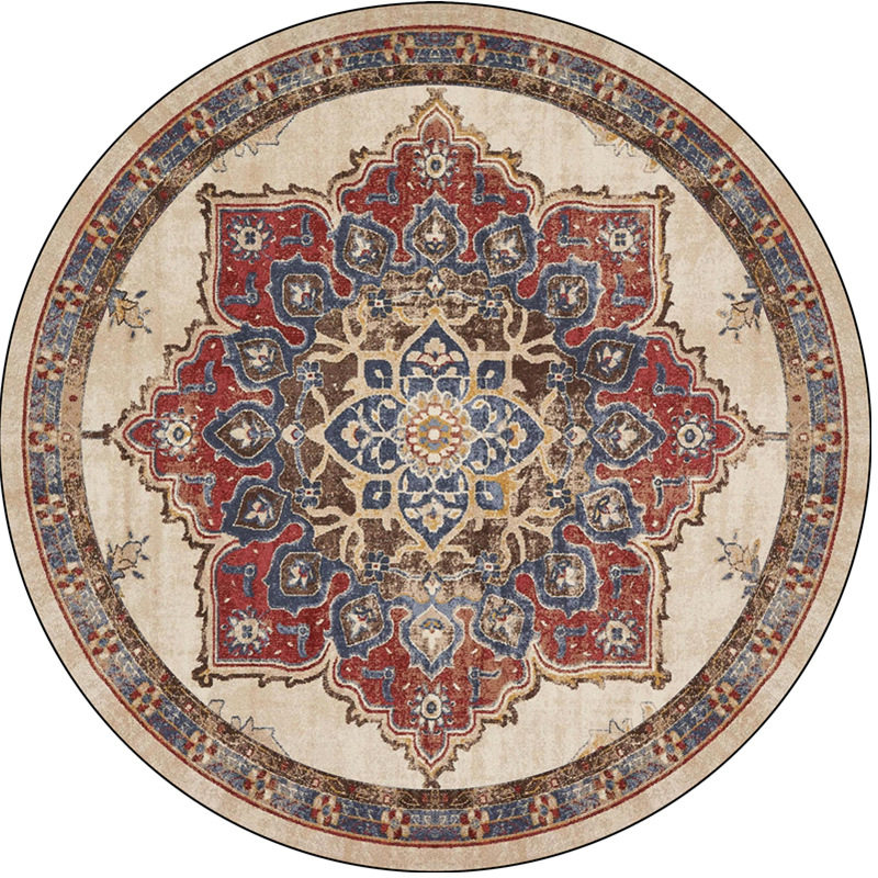 Nordic Moroccan Imitation Cashmere Floor Mat Large Area Fully Covered Living Room Bedroom Sofa Coffee Table Blanket Ethnic Style Carpet