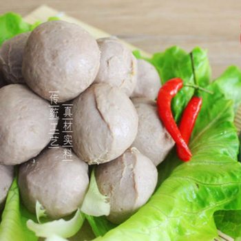Authentic Handmade Beef Balls from Chaoshan Specialty, Produced and Processed in Shantou Region