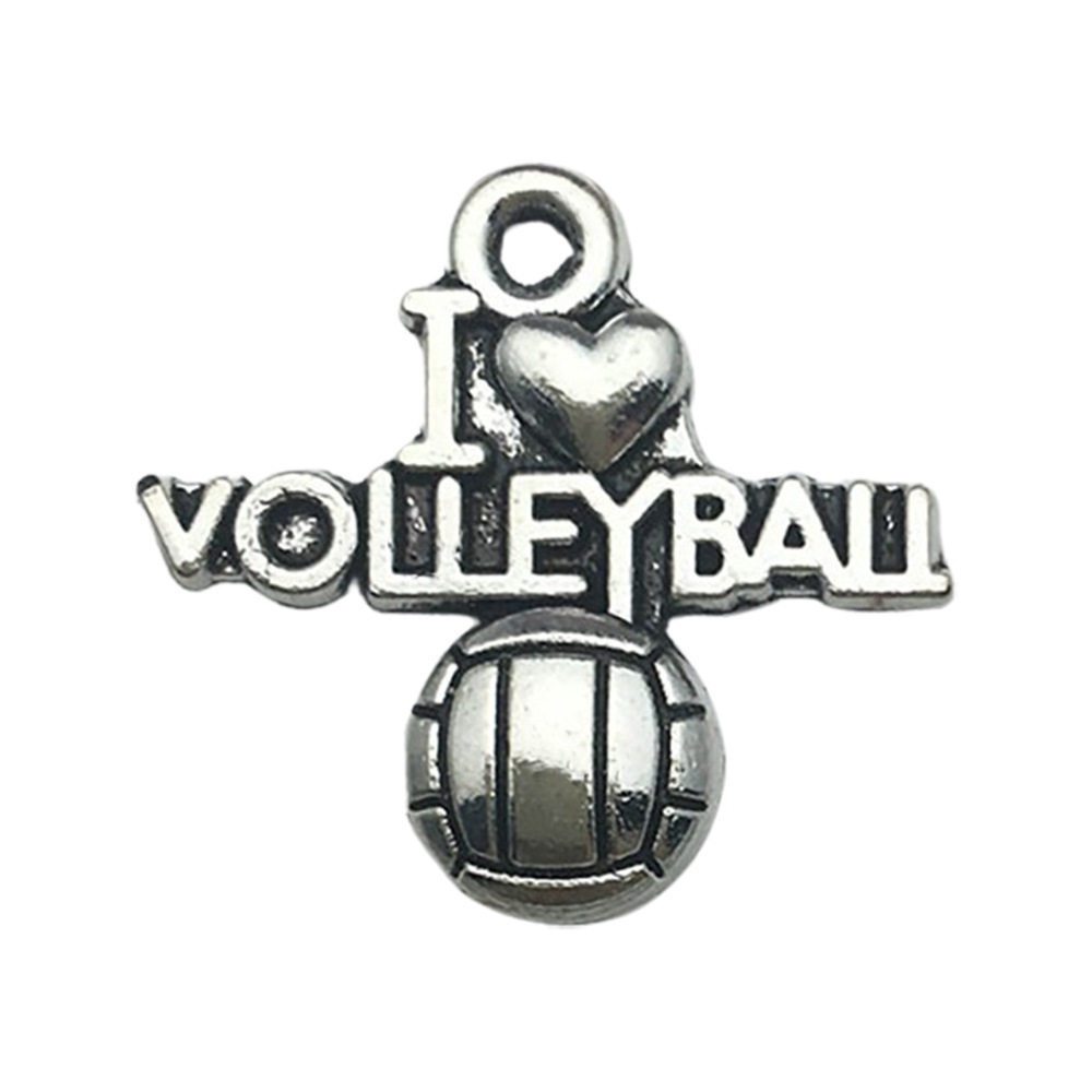 70款运动系列合金饰品配件DIY项链手链吊坠服饰篮球啦啦队小挂件