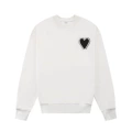White and black [611 car badge round neck style]