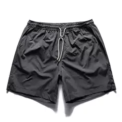 Cross-Border Beach Pants Thin Summer Three-Quarter Pants Trendy New Loose Solid Color Casual Sports Men's Fashion Shorts