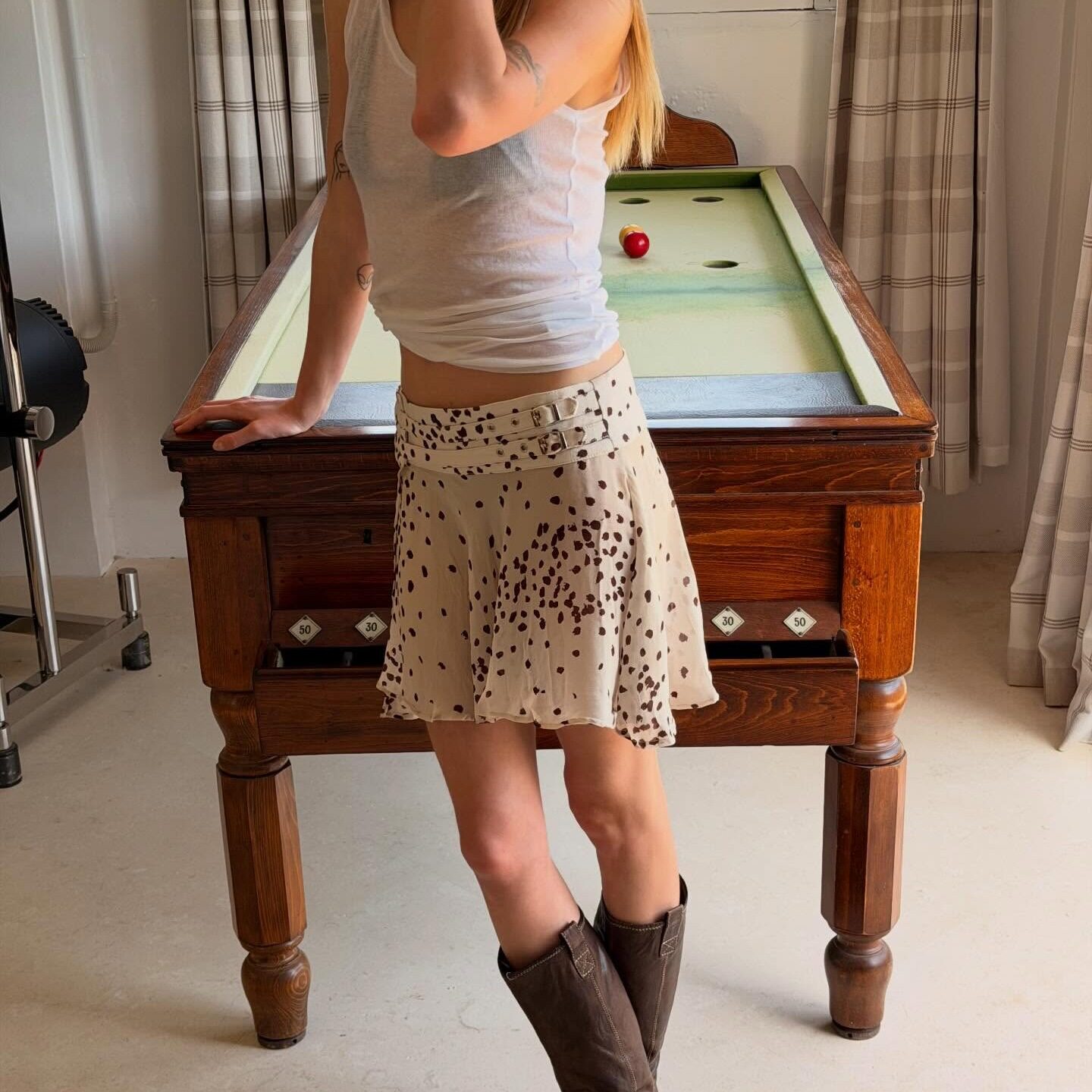 Womens Summer A Line Skirt High Waist Slim Fit Leopard Print Trendy Casual Wear Wholesale Available