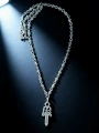 Thin style sword necklace 80cm