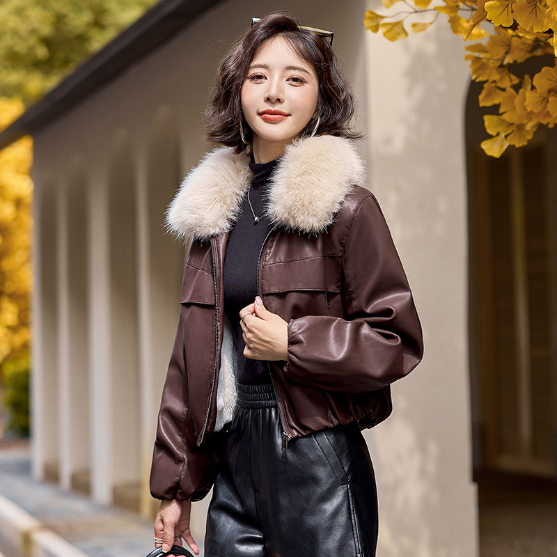 (Mới) Mã L0512 Giá 1880K: Áo Da Nữ Hatde Áo Khoác Bông Hàng Mùa Xuân Thu Đông Phục Cổ Cổ Điển Dày Ấm Thời Trang Nữ Chất Liệu Vải Bông G05 Sản Phẩm Mới, (Miễn Phí Vận Chuyển Toàn Quốc).