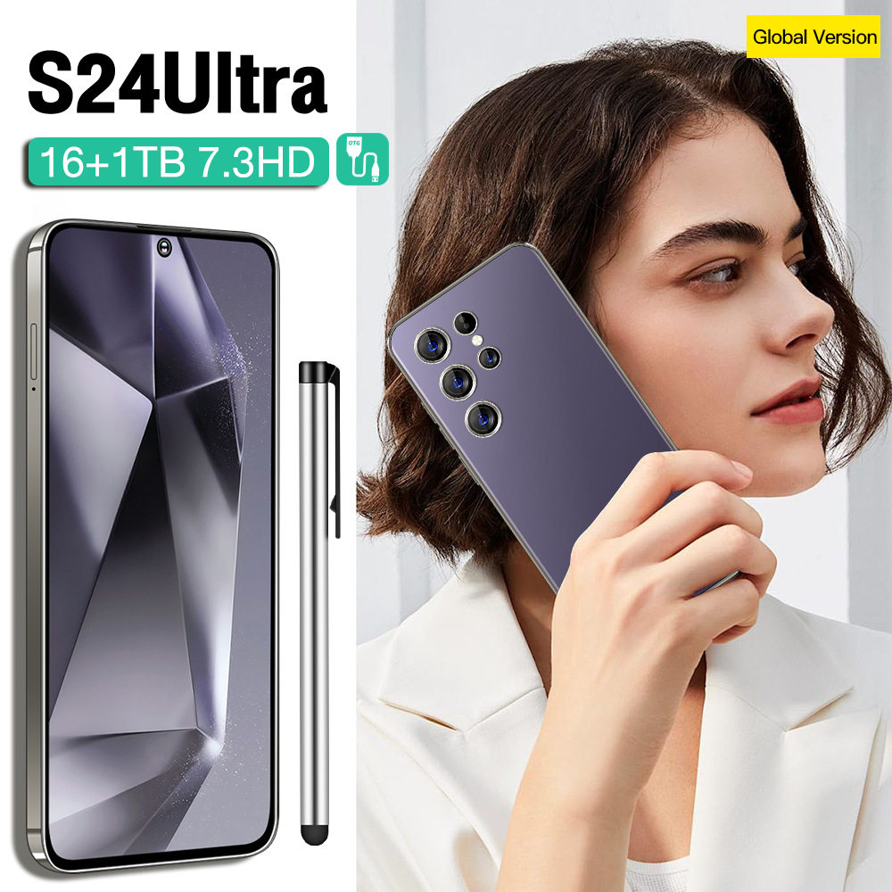 S24Ultra跨境新爆款现货6.8寸2+16安卓3G智能OTG手机外贸低价代发