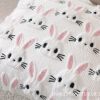 Cross-Border Easter Bunny Pillow Cover Ins Plush Cushion Fun Holiday Decoration Living Room Sofa Pillow Cover