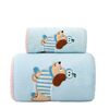Cute Cartoon Apple Dachshund Household Towel Bath Towel suit Student Dormitory Coral Fleece Soft Absorbent Set Towel