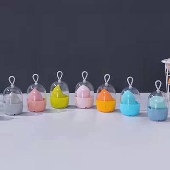 The new beauty makeup egg super soft does not eat powder dry and wet dual-use water enlarged dust-proof breathable storage box portable egg holder