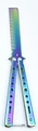 Colored titanium butterfly comb * 22.5