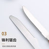 Stainless steel knife and fork outdoor barbecue knife and fork suit wooden handle meat knife lamb leg knife and fork barbecue fork steak knife barbecue fork
