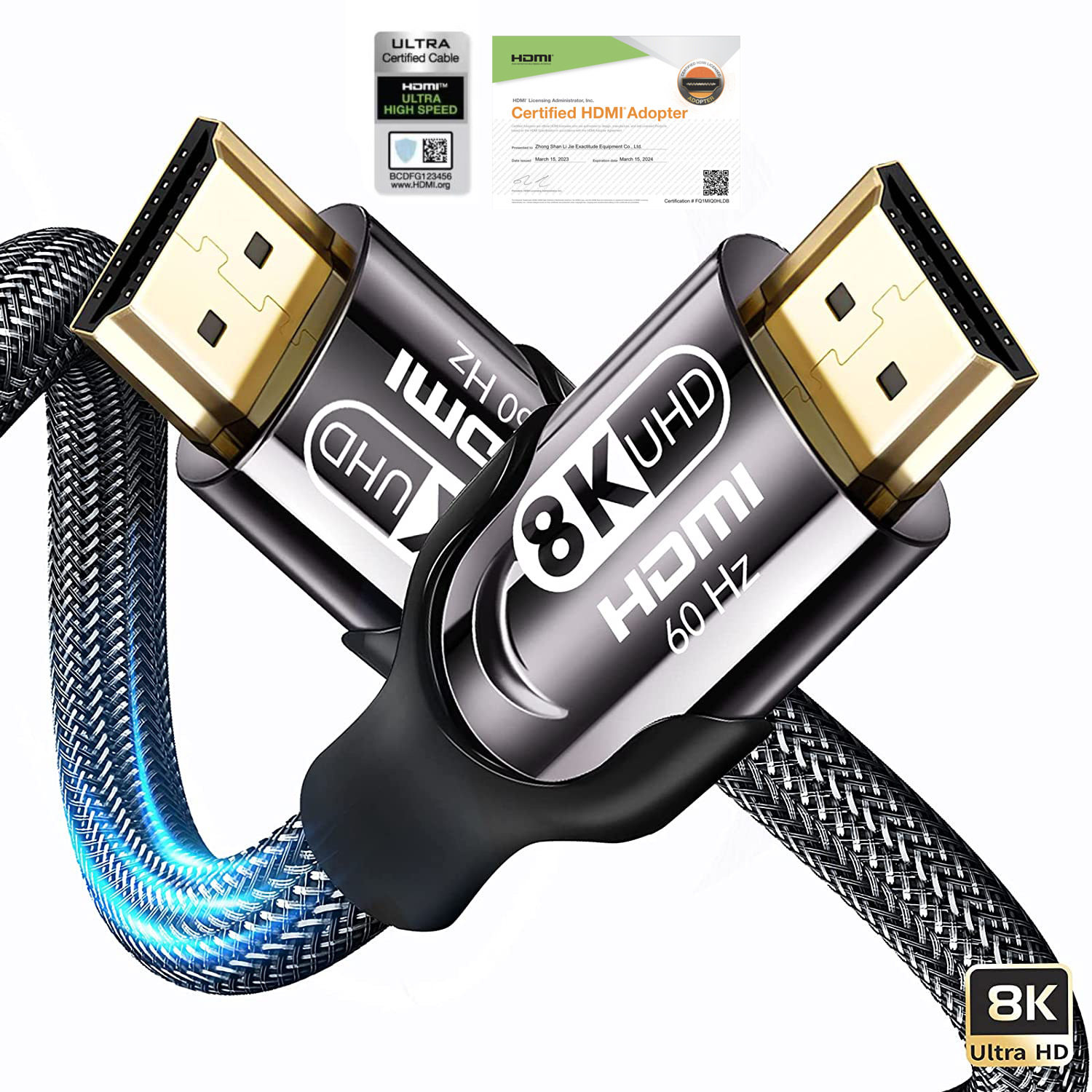 HDMI cable with Association standard 48gbps 8K60Hz cable Computer TV projection video HD cable