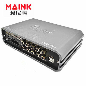 Power amplifier manufacturers wholesale car audio modification plug and play lossless 4-way 6-way Android large screen machine dedicated DSP