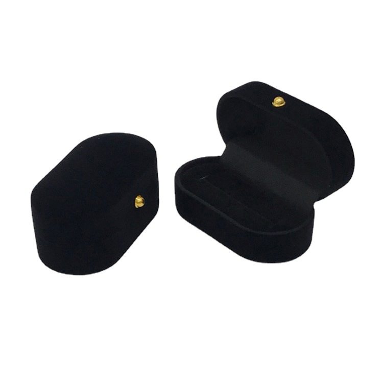 Proposal ring earrings gift single and double ring jewelry box wedding ring earrings packaging storage box manufacturer in stock