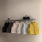 Stand Collar Ribbed Lightweight down Vest for Women 2025 New Stylish Short High-End Outerwear Vest Jacket