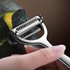 Stainless Steel Peeling Knife Peeler Multifunctional Potato Peeling and Shredding Artifact Kitchen Fruit and Vegetable Peeling and Peeling Knife