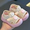 Toddler Shoes 2025 New Style Kidsren's Baby Baotou Girls' Sandals Non-Slip Summer Baby Shoes Soft Sole Breathable