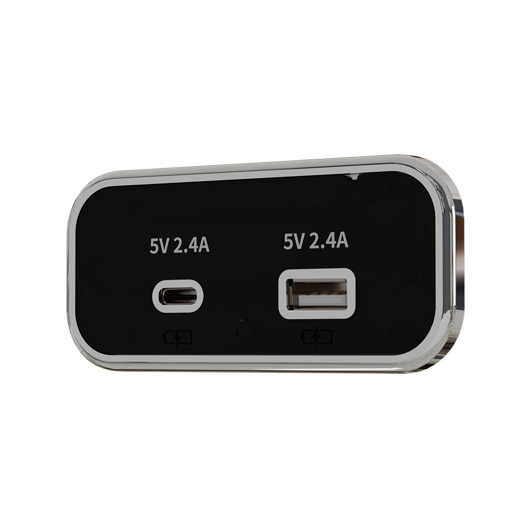 Car Charger 4.8A car RV bus modified USB car charger dual-port fast charging multi-function car charger