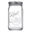 American glass mason jar glass sealed jar bucket grass bottle tea jar storage jar snack Jam bottle jar breakfast cup