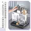 Multi-functional stainless steel knife holder kitchen countertop kitchen knife holder chopping board chopstick holder knife storage rack
