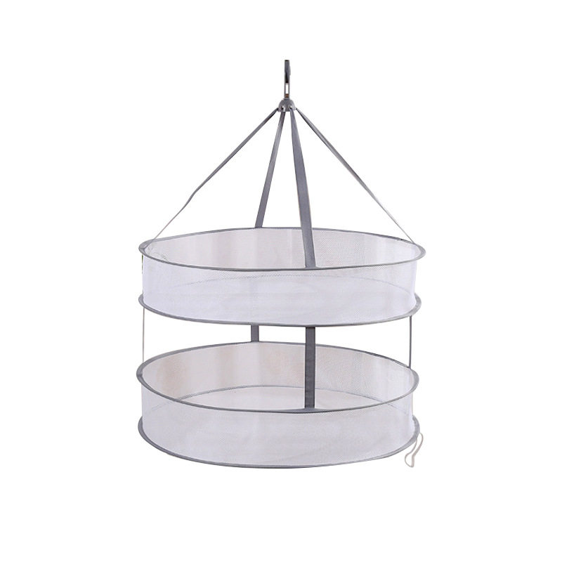 Factory Direct supply drying basket simple matcha color single double layer clothes basket underwear sweater tile rack socks drying basket