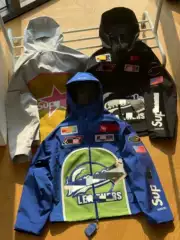 【Different from Other Versions】Top-Quality Supx Van Collaboration Jacket, Windbreaker with Rubberized Seams for Men and Women