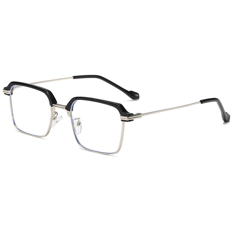 Men's convenient fashion reading glasses eye protection HD anti-blue light reading glasses comfortable frame wholesale